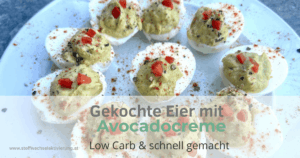 Gefüllte Eier mit Avocadocreme