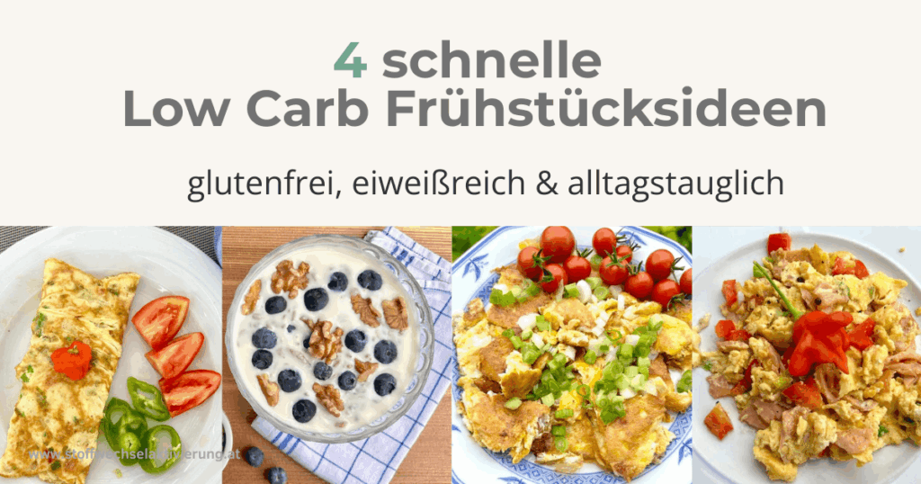 4 schnelle Low Carb Frühstücksideen – glutenfrei, eiweißreich & alltagstauglich