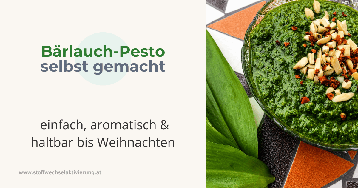 Bärlauchpesto selbstgemacht einfach, aromatisch & haltbar bis Weihnachten