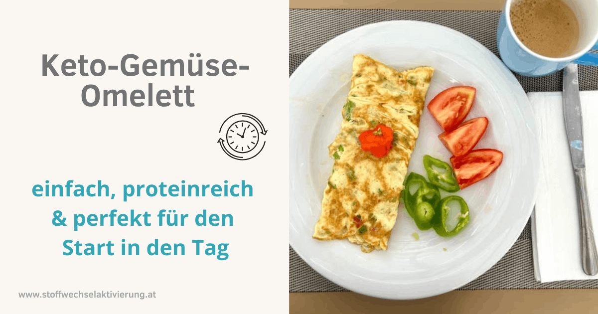 Keto-Gemüseomelett – einfach, proteinreich & perfekt für den Start in den Tag
