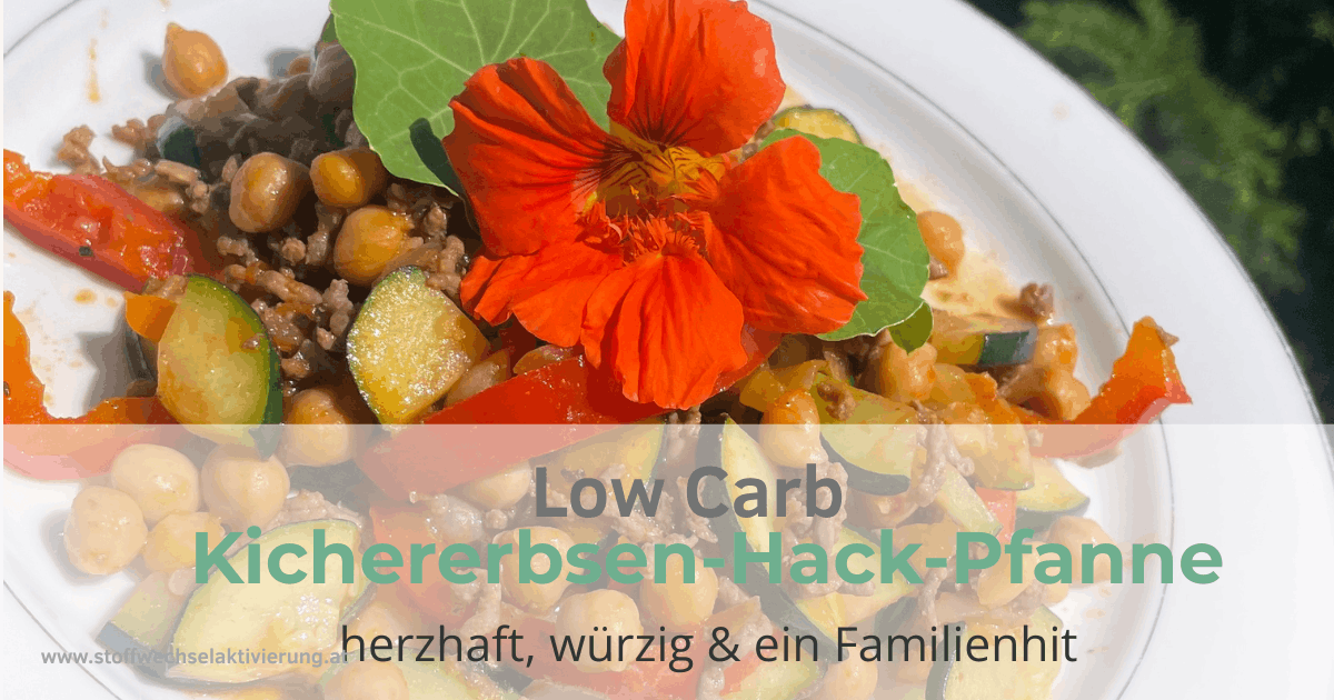 Low Carb Kichererbsen-Hack-Pfanne – herzhaft, würzig & ein Familienhit