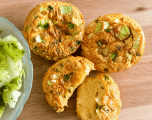 Käse-Eier-Muffins – glutenfreie Käsewähe ohne Boden