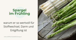 Spargel im Frühling – warum er so wertvoll für Stoffwechsel, Darm und Entgiftung ist
