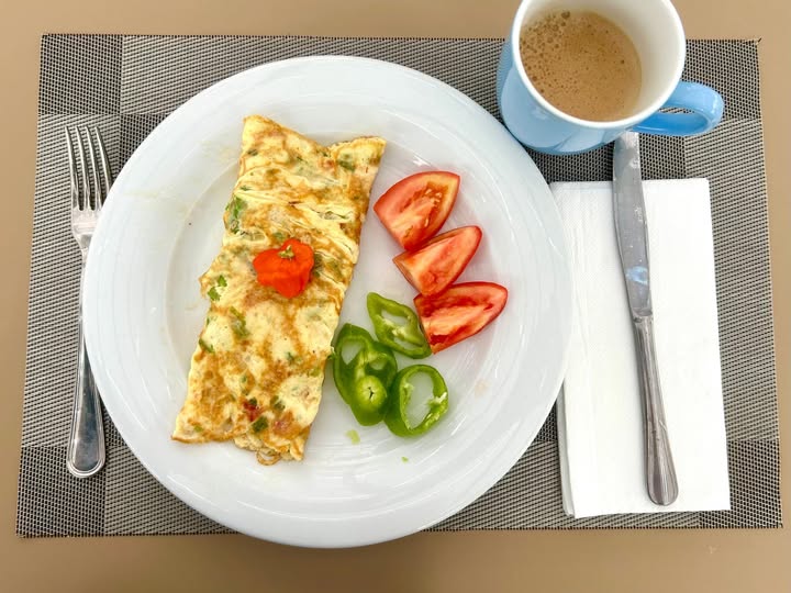 Keto-Gemüseomelett