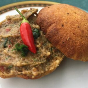 Auberginensauce als Aufstrich