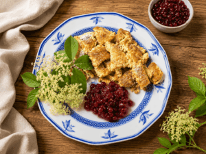 Holunderblüten-Kaiserschmarren Low Carb | Keto | glutenfrei
