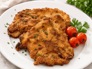 Keto Pariser Schnitzel von der Pute – glutenfrei mit Bambusfasern