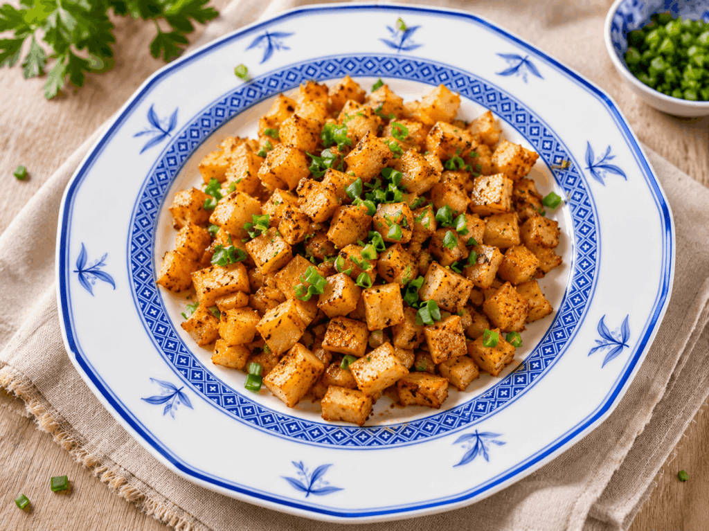 Falsche Bratkartoffeln – die Low-Carb-Alternative aus Sellerie