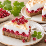 Johannisbeerkuchen mit Baiser – Low Carb & glutenfrei