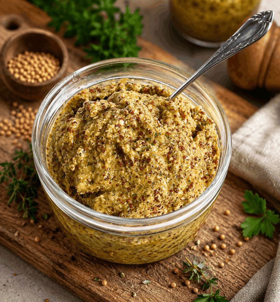 Kräutersenf selbstgemacht – einfach, aromatisch & ohne Zusatzstoffe