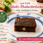 Schoko-Rhabarber-Kuchen – saftig, schokoladig & ohne Zucker Schoko-Rhabarber-Kuchen – saftig, schokoladig & ohne Zucker