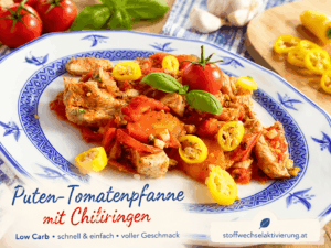 Puten-Tomaten-Pfanne – schnell, aromatisch & ideal für Reste