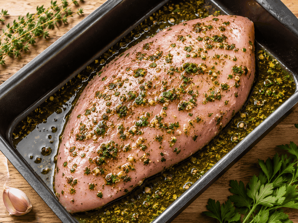 Putenfilet Niedertemperatur – saftig, einfach & ideal für Meal Prep