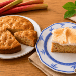 Rhabarberkuchen – Low Carb & glutenfrei, mit oder ohne Baiserhaube