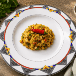 Fisch-Lupisotto – das etwas andere Risotto mit Lupinenschrot Fisch-Lupisotto – das etwas andere Risotto mit Lupinenschrot