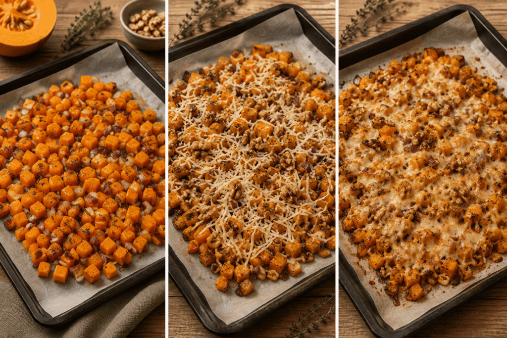 Kürbis überbacken mit Käse – ein neues Familienrezept für den Herbst