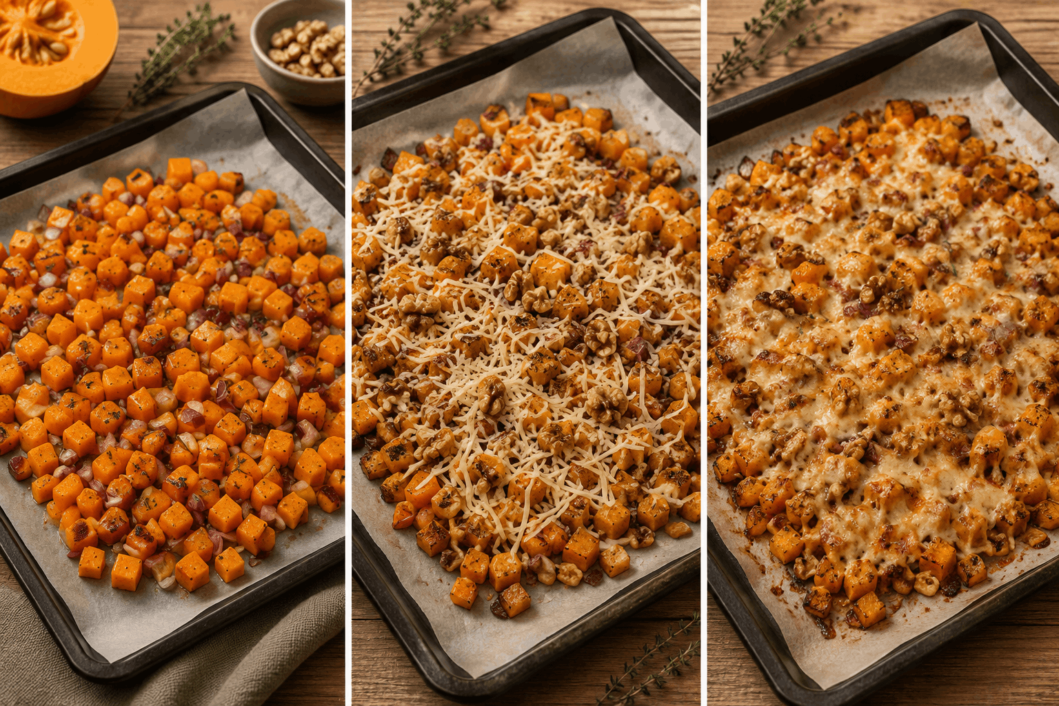 Kürbis überbacken mit Käse – ein neues Familienrezept für den Herbst