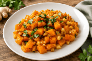 Kürbisgemüse Tikka Masala – aromatische Beilage für Herbst und Winter