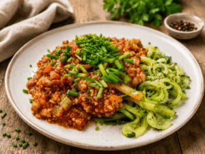 Vegane Lupinen-Bolognese – wie das Original, nur pflanzlich
