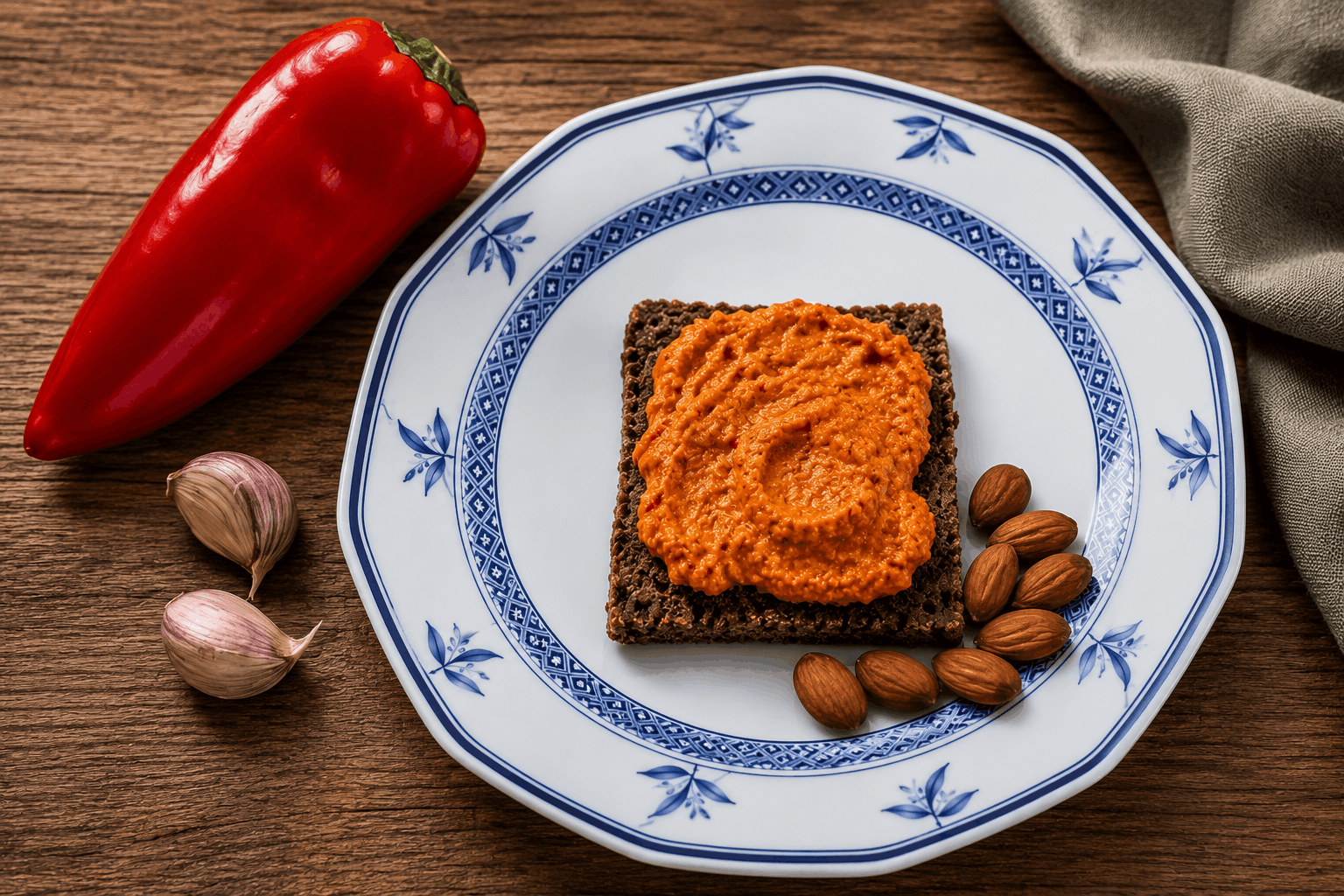 Paprika-Mandel-Aufstrich – cremig, aromatisch und blitzschnell